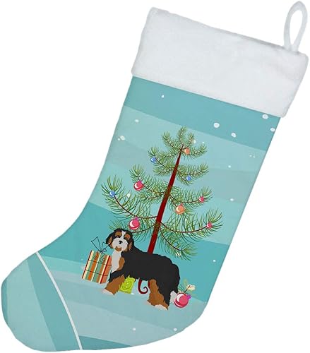 Miniatura 2 de Caroline's Treasures Bernedoodle - Calcetines colgantes para árbol de Navidad, decoración de fiesta de Navidad, decoración familiar de vacaciones