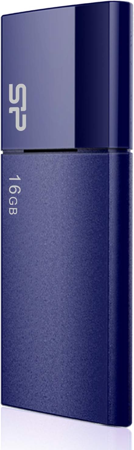 Silicon Power USB Memory Stick 16GB USB 3.0 Slide Type Blaze B05 Navy Blue SP016GBUF3B05V1D