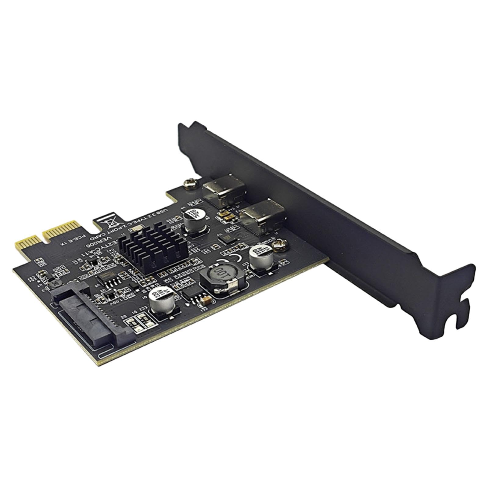 PCI E 1x to USB3.2 Type C Expansion Card Adapter Professional for Desktop PC-picture-32