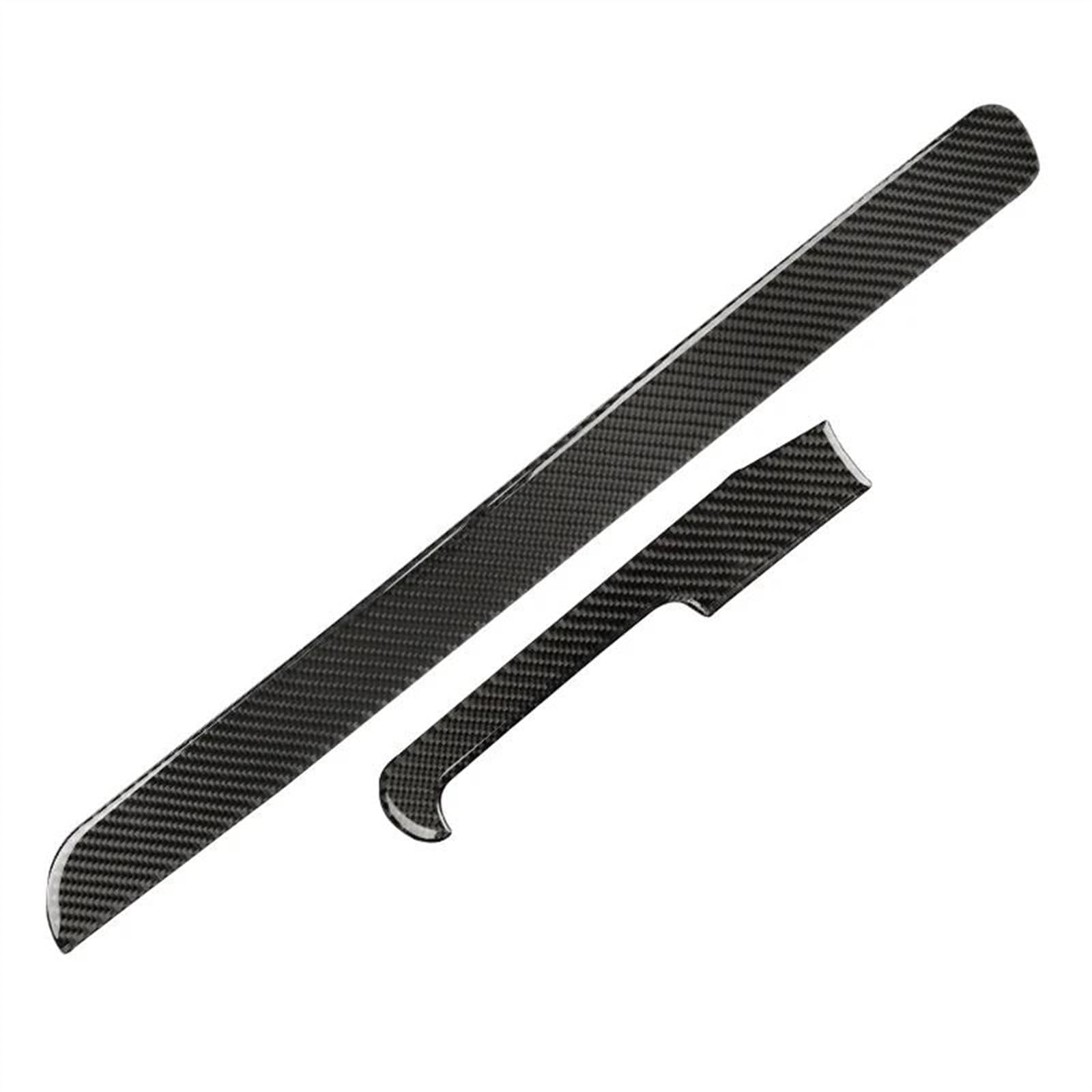 Qibbei Biack Lhd Carbon Fiber Car Center Console Dashboard Cover Protection Trim Sticker For Golf 6 Gti R Mk6 2008-2012 Stickers(Biack Lhd)