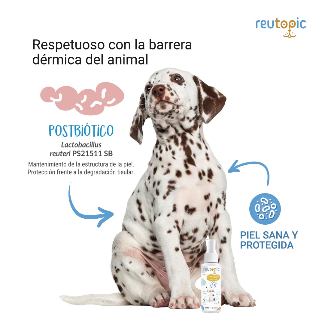 Reutopic - Loción Hidratante Calmante del Picor para Perros - 1 Bote 100 ml