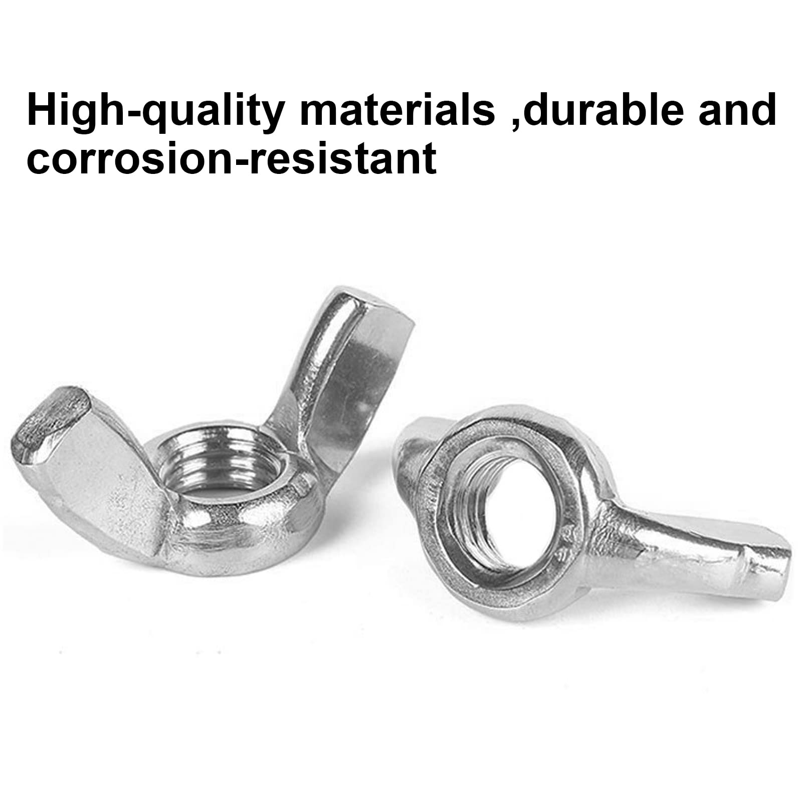 25 Dadi A Farfalla In Acciaio Inox M5 | Dadi Con Alette Per Fai Da Te, Auto E Mobili - Facili Da Stringere A Mano - Foto 6