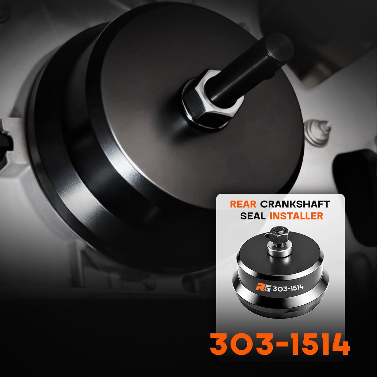 Front & Rear Crankshaft Seal Remover and Installer Tool Set,Fit for Ford Super Duty F-250 F350 F-450 F550 F650 F750 2011-2022, Replaces 303-1510, 303-1513, 303-1514, 303-1509