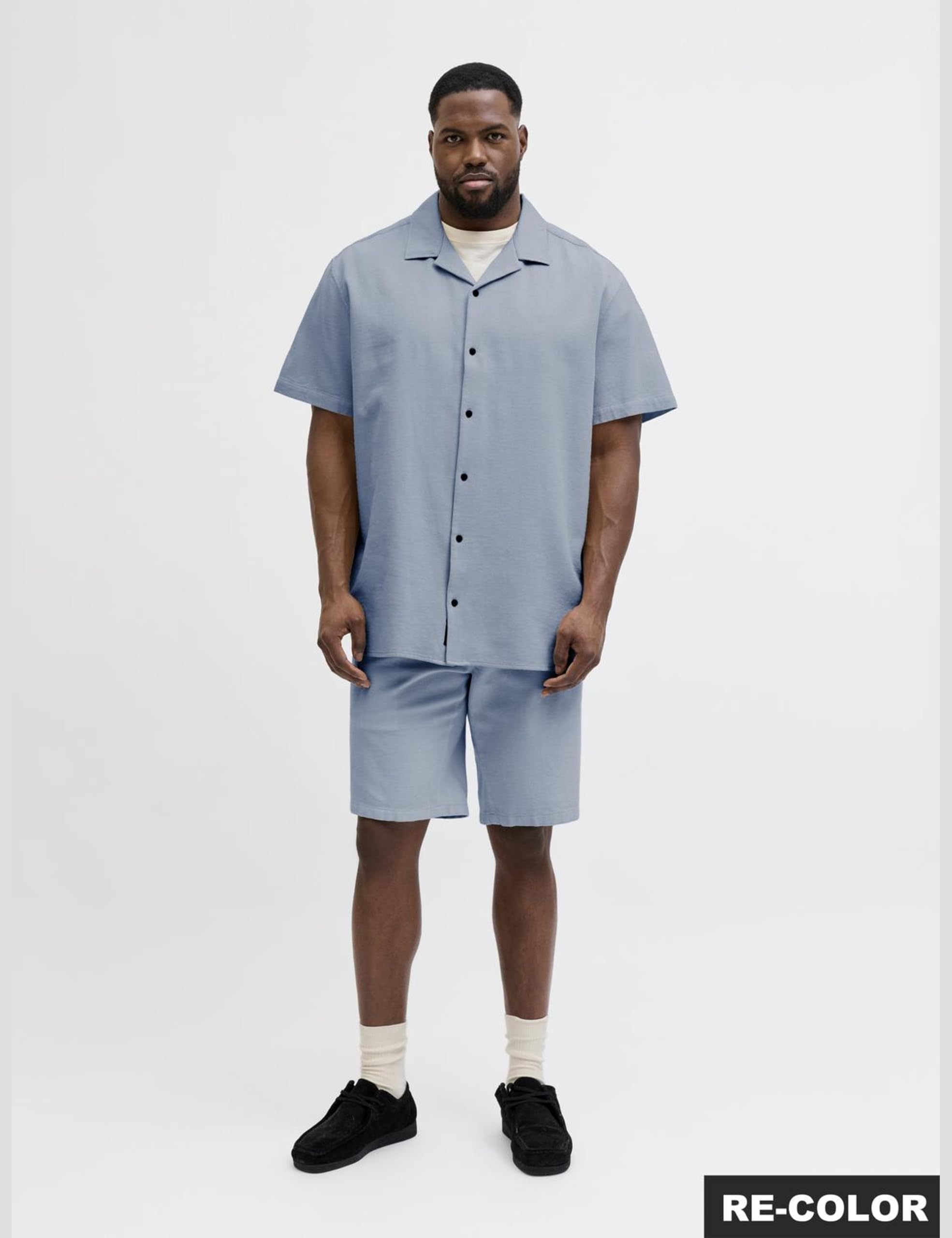 Jack & Jones Herren Jjglobal Waffle Resort Shirt Ss Mp Pls Jjglobal Waffle Resort Shirt Ss Mp Pls (2er Pack)