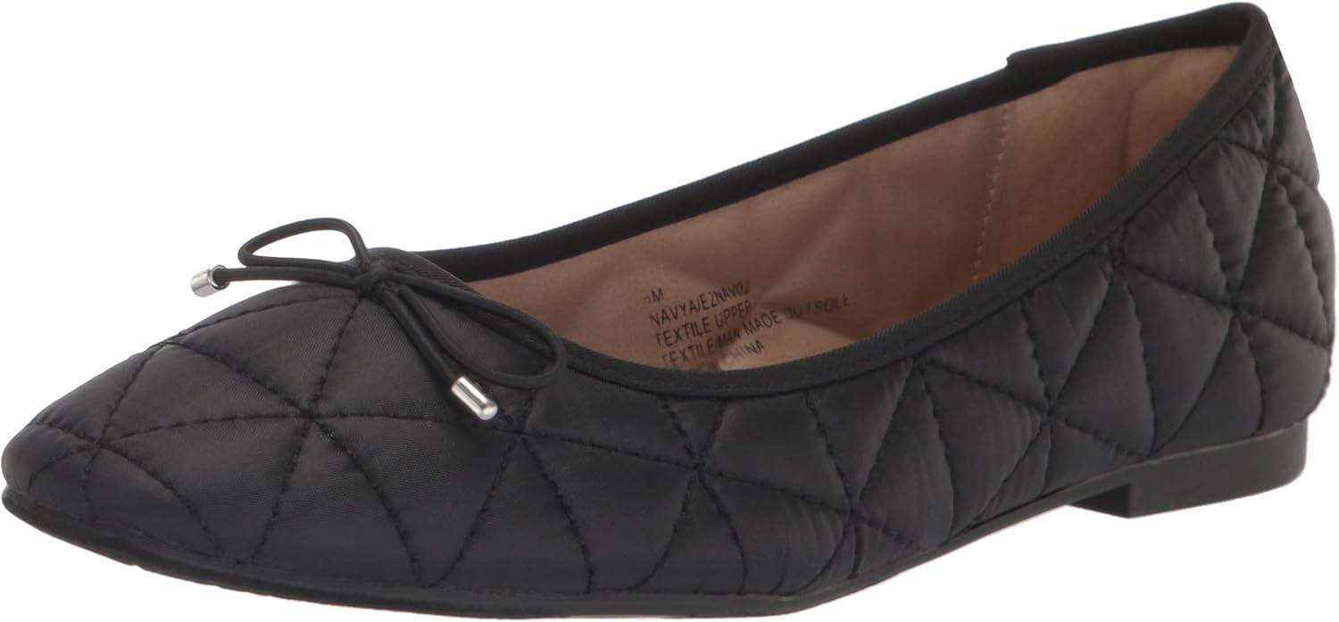 Esprit Women's Navya Ballet Flat, Black, 7.5