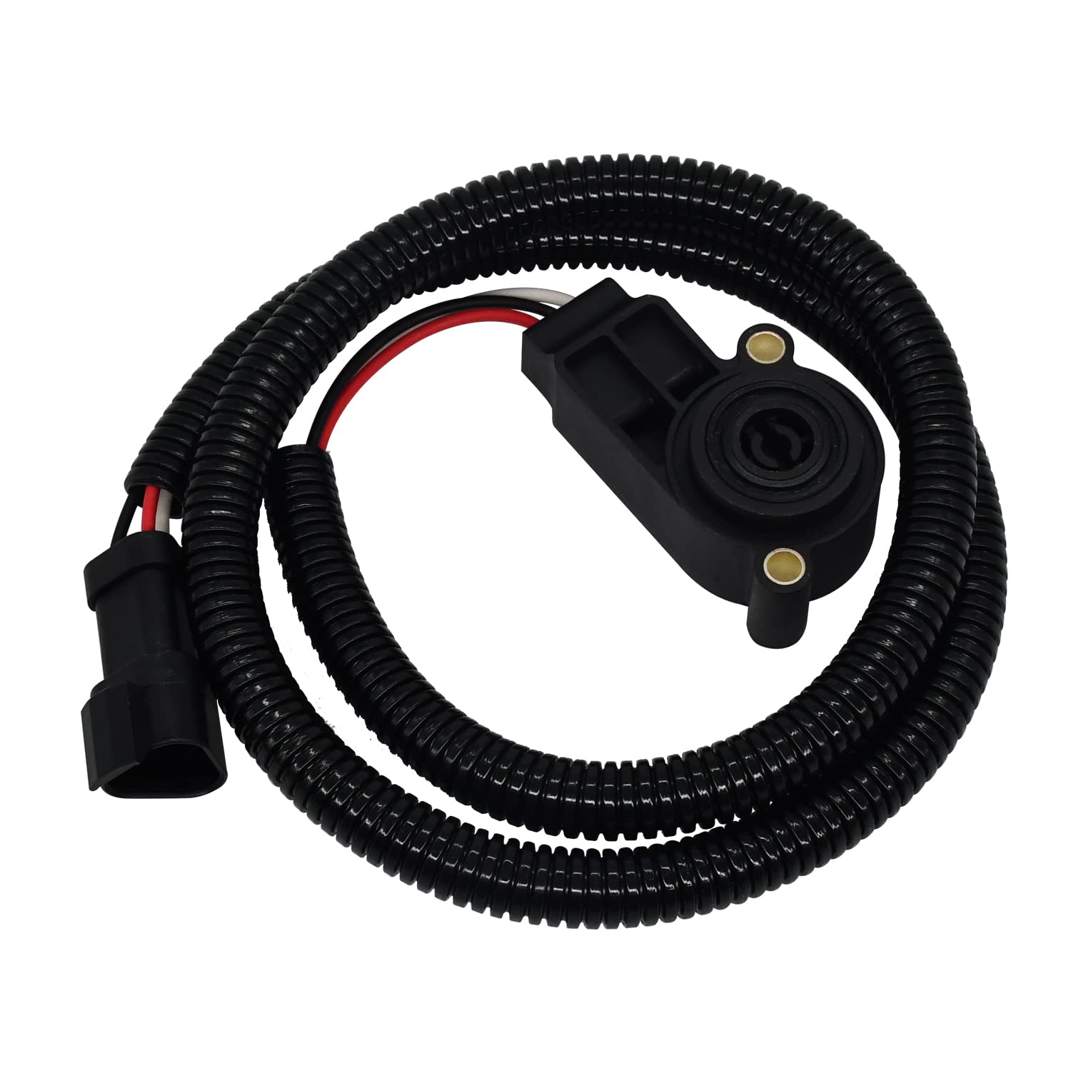 Throttle Position Sensor with Triangle Plug 266-1466 2661466 Compatible with Caterpillar Truck 69D 769C 769D 770 770G 772 772G 773B 773D Wheel Dozer 814FII 824C 824K 834G 834K 844H