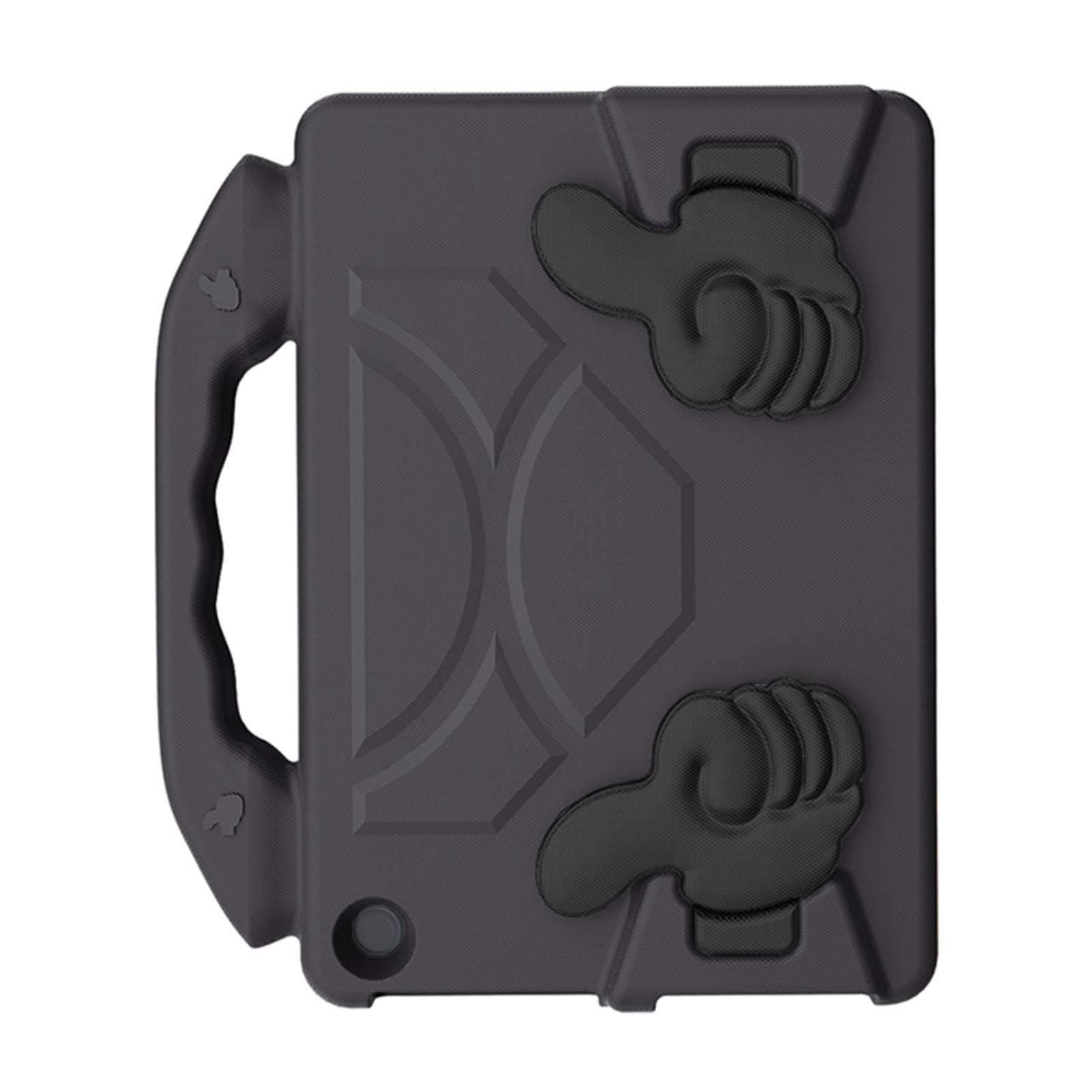 Generic Custodia Protettiva Antiurto con Manico Pieghevole a 360 Gradi per HD10 2021 2023, Supporto Tablet Antigoccia per Appassionati di Lettura, Materiale EVA (BLACK)