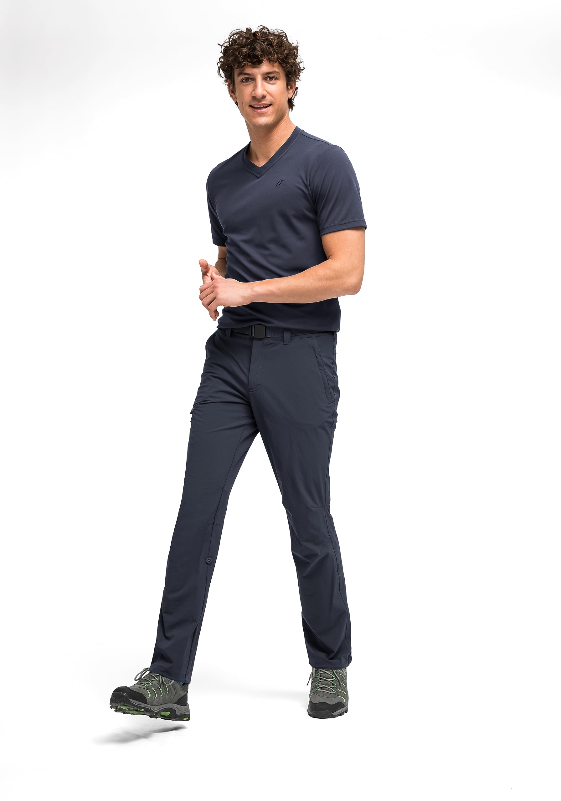 Maier Sports Nil, Herren Wanderhose, Wasserabweisende Outdoorhose für Trekking und Hiking, PFC-frei, mSTRETCH pro 4 & Dryprotec, Rollup-Funktion