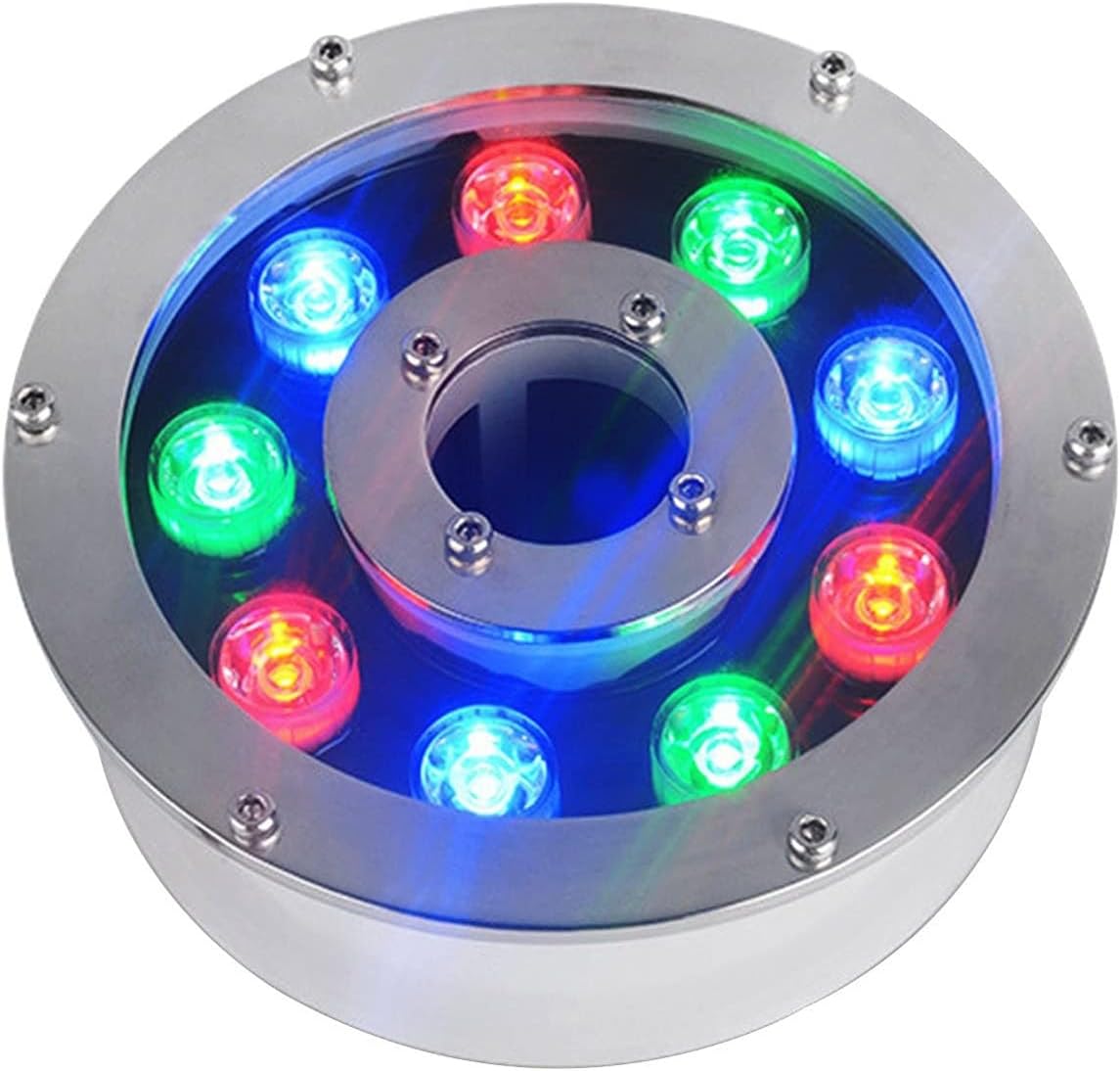 Underwater Pond Lights Middle Hole Landscape Spotlight for Underwater Fountain Pool Square Park Water View Light (2