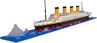 LULUFUN Titanic Ship Model Building Block Set, DIY Nano Micro Building Blocks Toys,Educational Toy, Gift for Adults and Children(1860 pcs)