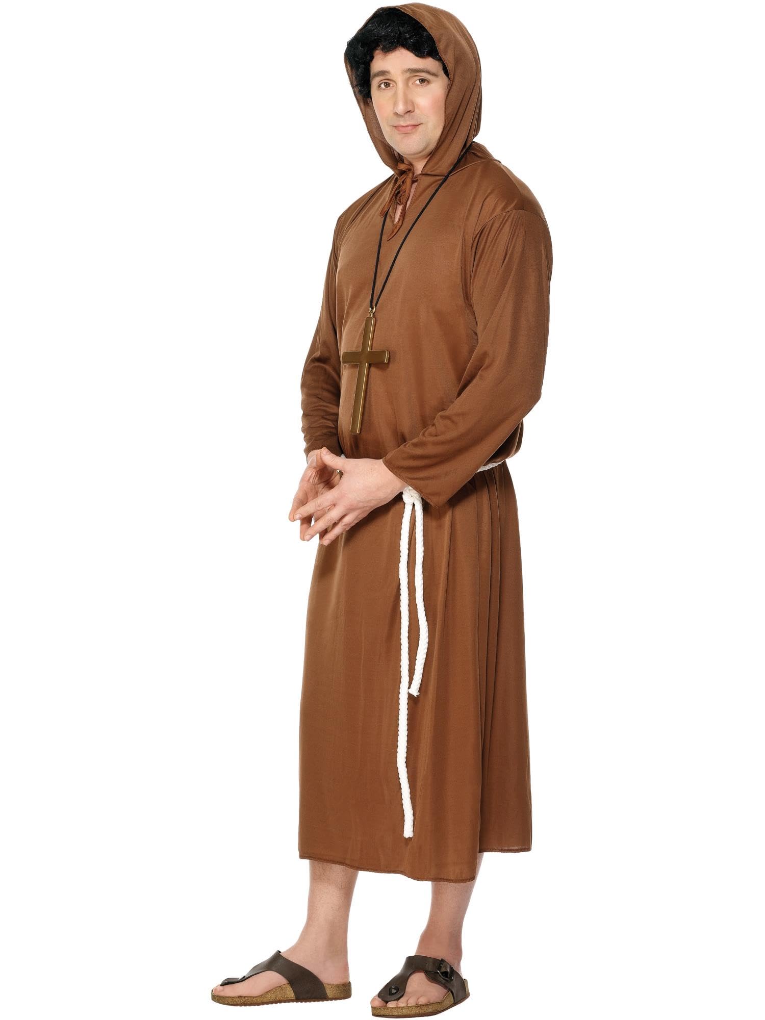 Smiffys Monk Costume, Brown, M - 38 inches-40 inches