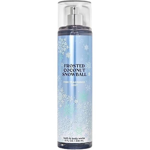 Bath & Body Works Holiday Traditions Frosted Coconut Snowball Body Mist. 8 Oz (Packaging Varies)