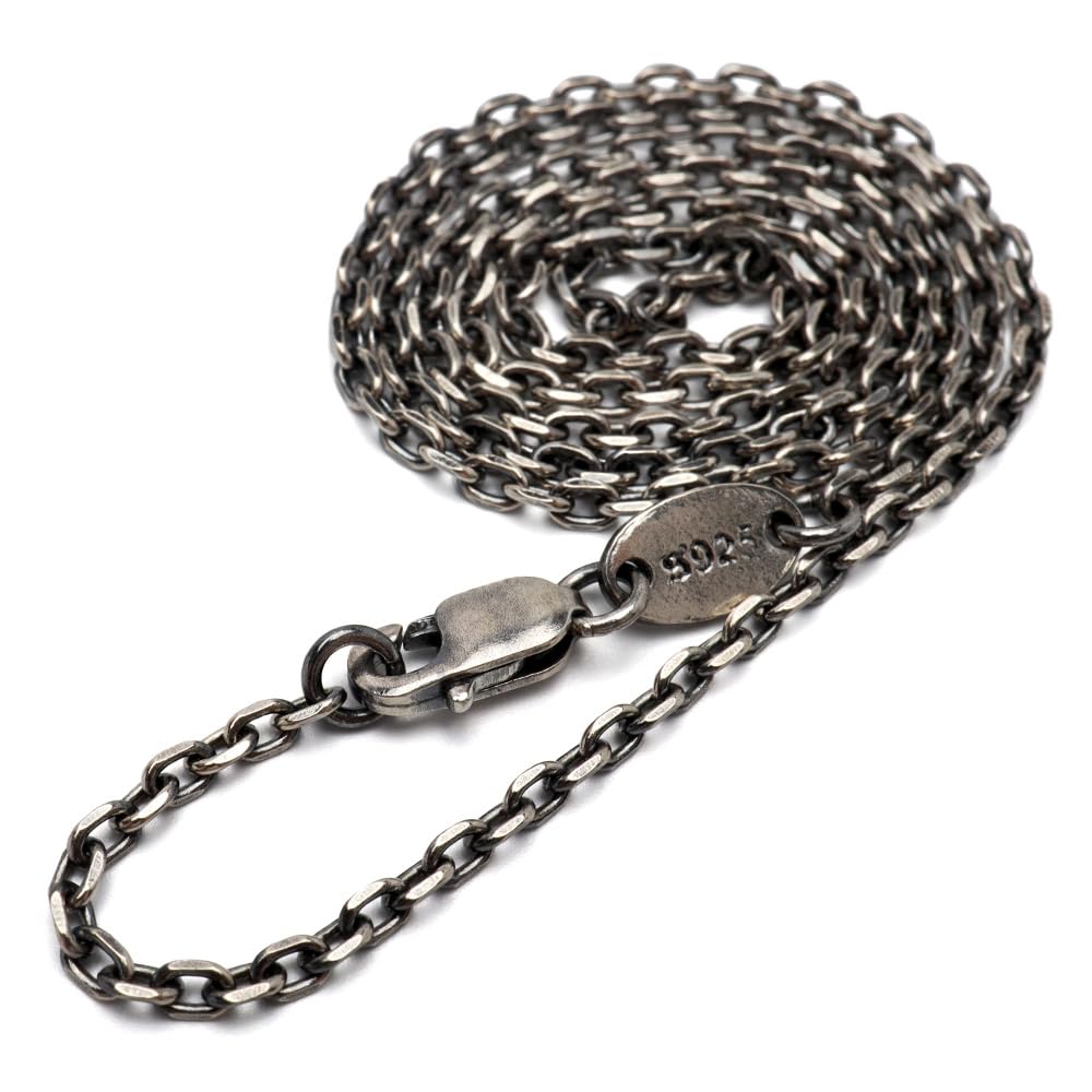 あずきシルバーチェーン　４．８ｍｍ×４５ｃｍ　　