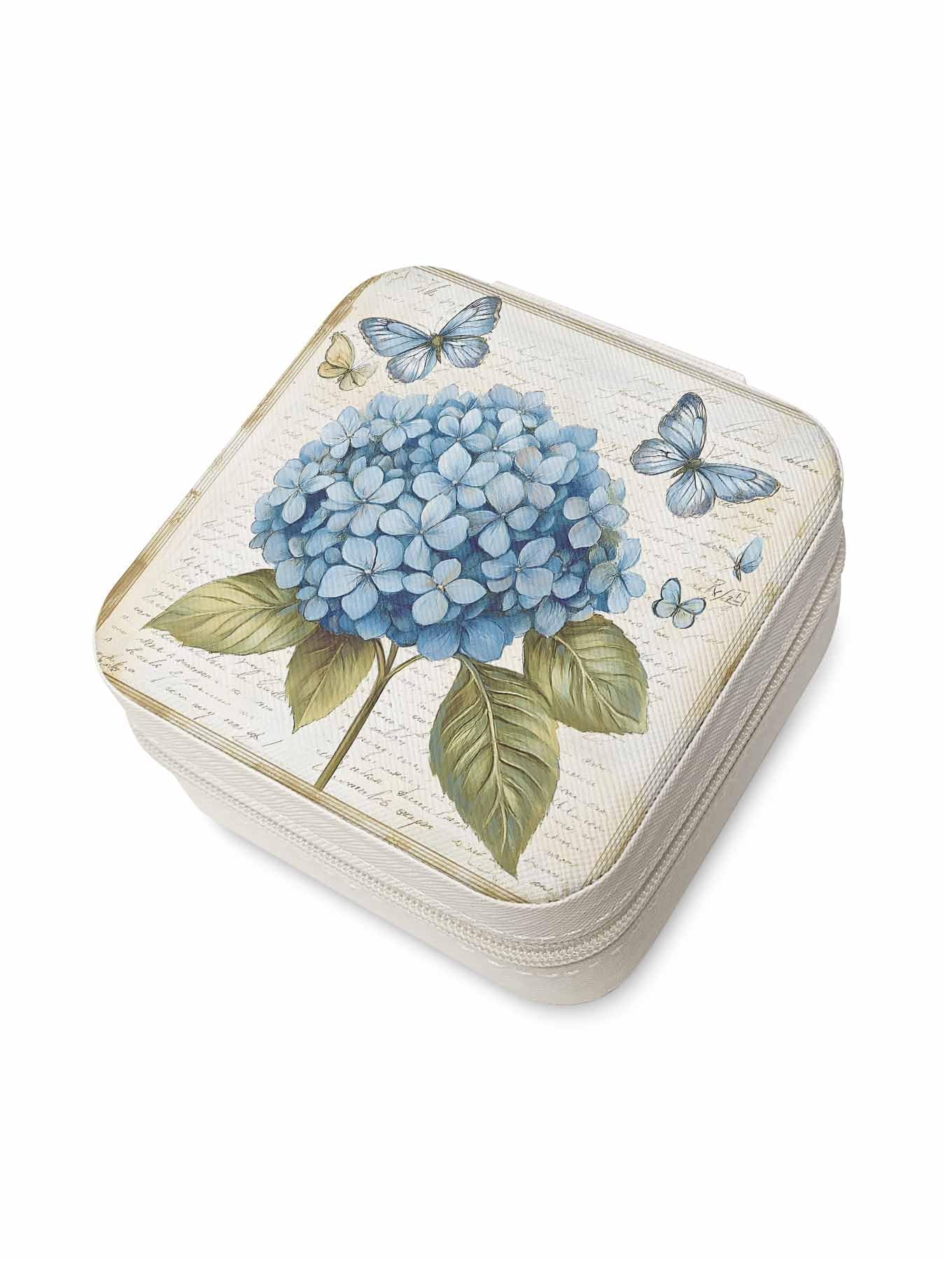 Amazon.com: Blue Hydrangea Jewelry Organizer and Storage Box