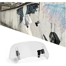 Motorcycle Windshield Extension for Duke 390 690, Clip On Adjustable Spoiler, Height Adjustable Windshield, Fatigue Reducing Protective Shield,360MM