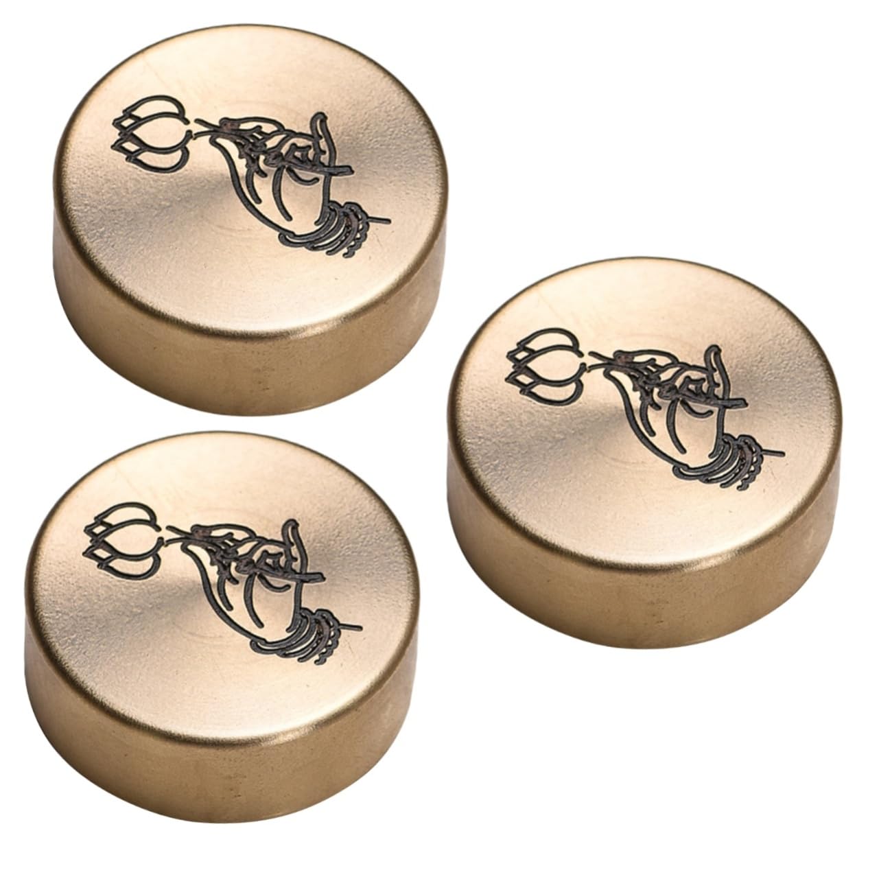 Didiseaon 3pezzi Peso Per Rame Vintage Fermacarte Rotondo Rame Per Calligrafia Cinese Accessorio Per Disegno e Scrittura Leggero e Facile Da Trasportare Design Elegante Per Artisti e