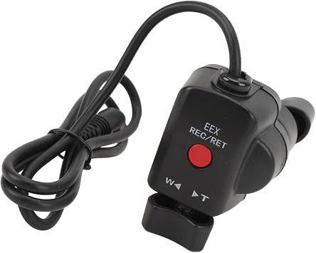 Camcorder Zoom Controller with 8 Pin Connector REC RET Start Stop Control Sensitive Zoom Knob Compact Design for PMW EX1 EX3 EX1R EX280 EX260 X280 EX330 F3 Ideal for Professional F