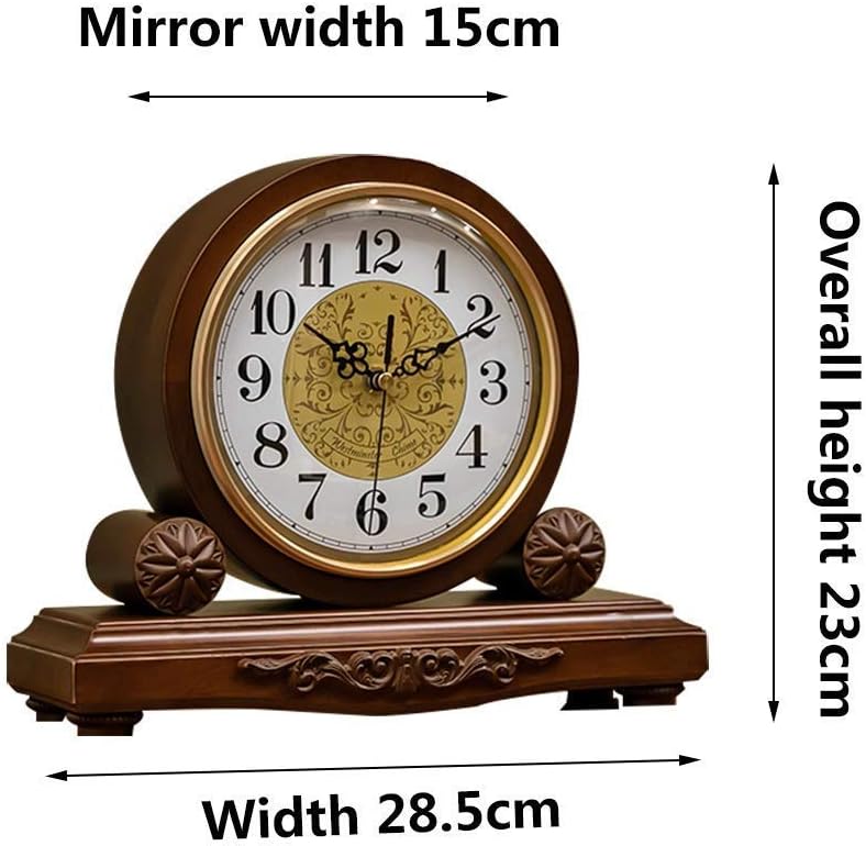 Desk Shelf Clocks,Alarm Clocks Floor Grandfather Clocks Mantel Clocks Finish Wooden Mantel Clock