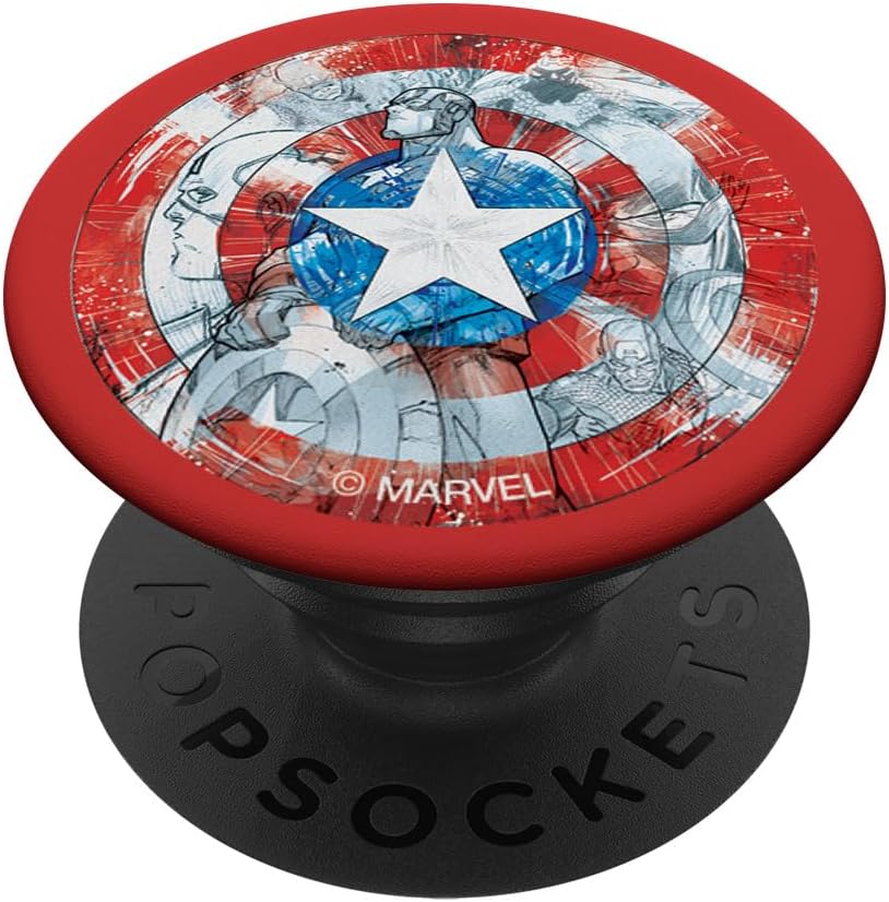Marvel Captain America Shield PopSockets MagSafe PopGrip for iPhone