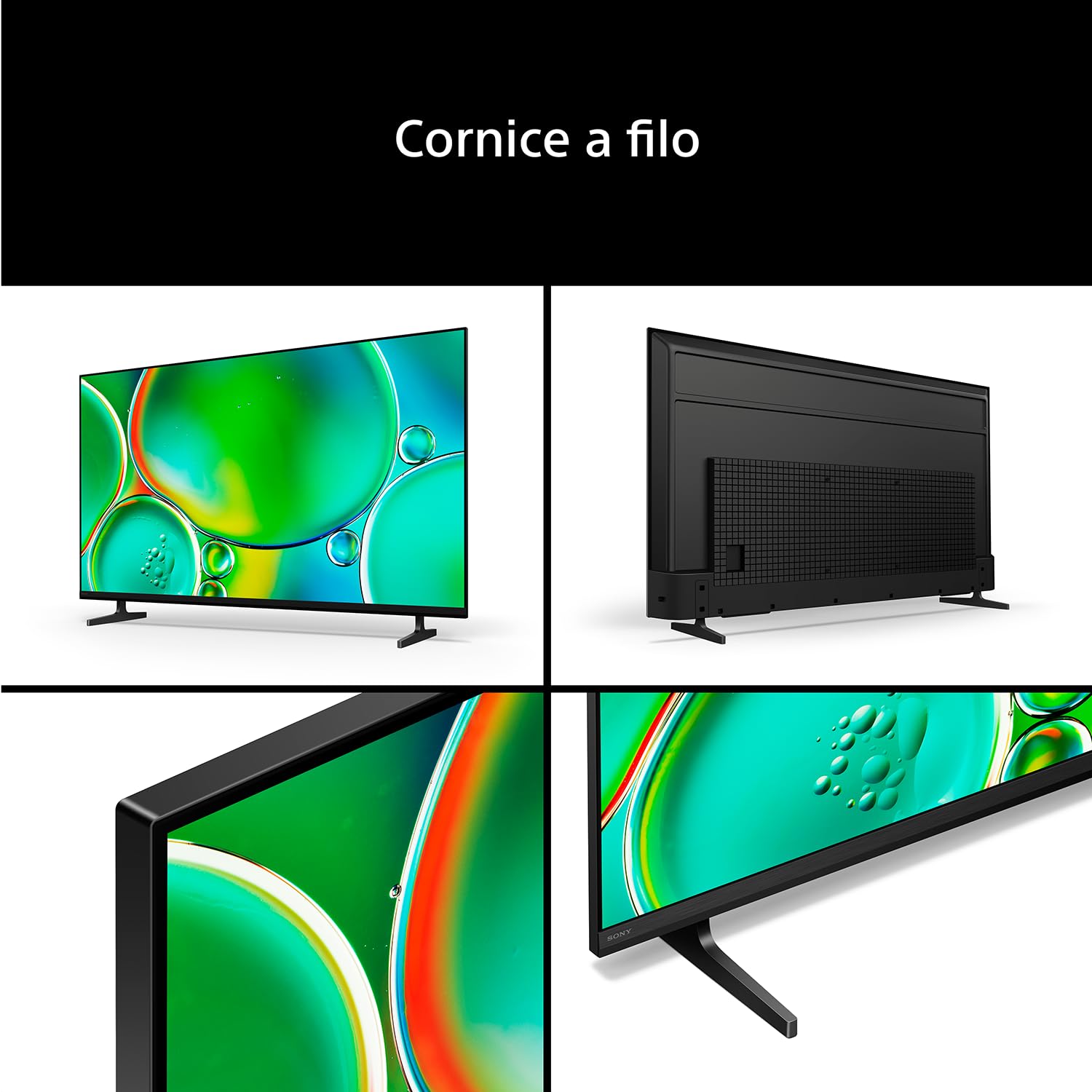 Sony BRAVIA 2Ⅱ 50", 4K Smart TV (Google TV), Processore X1,4K Upscaling, Televisione con Dolby Atmos e DTS:X, compatibile con PS5, 50S20M2, Modello 2026