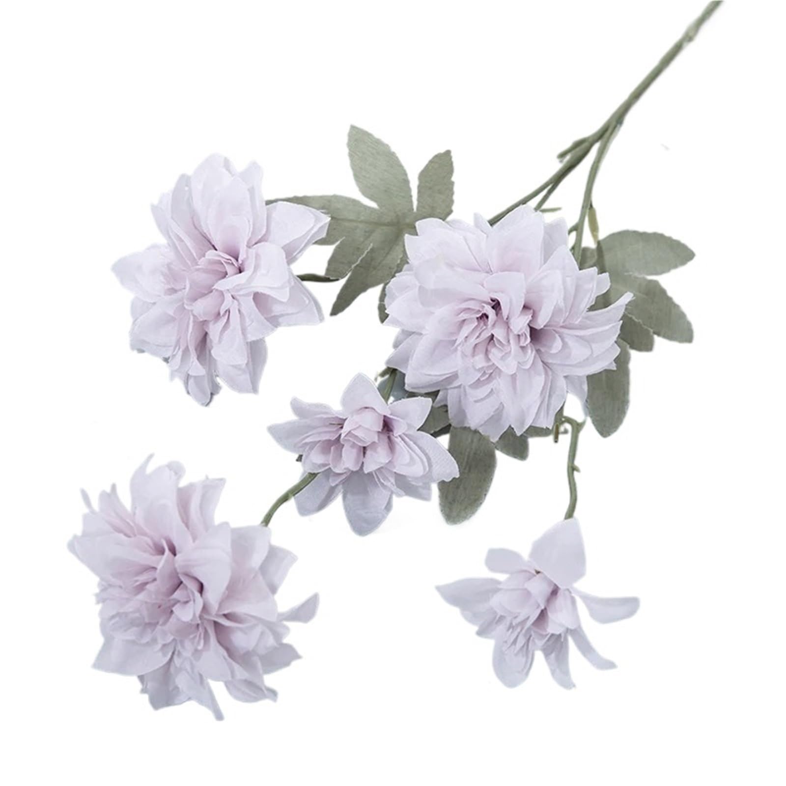 FonHNDG Artificial Flower Branches 5 Heads Silk Artificial Flowers Fake Wedding Party Home Decor DIY 3 Pcs(Color5)
