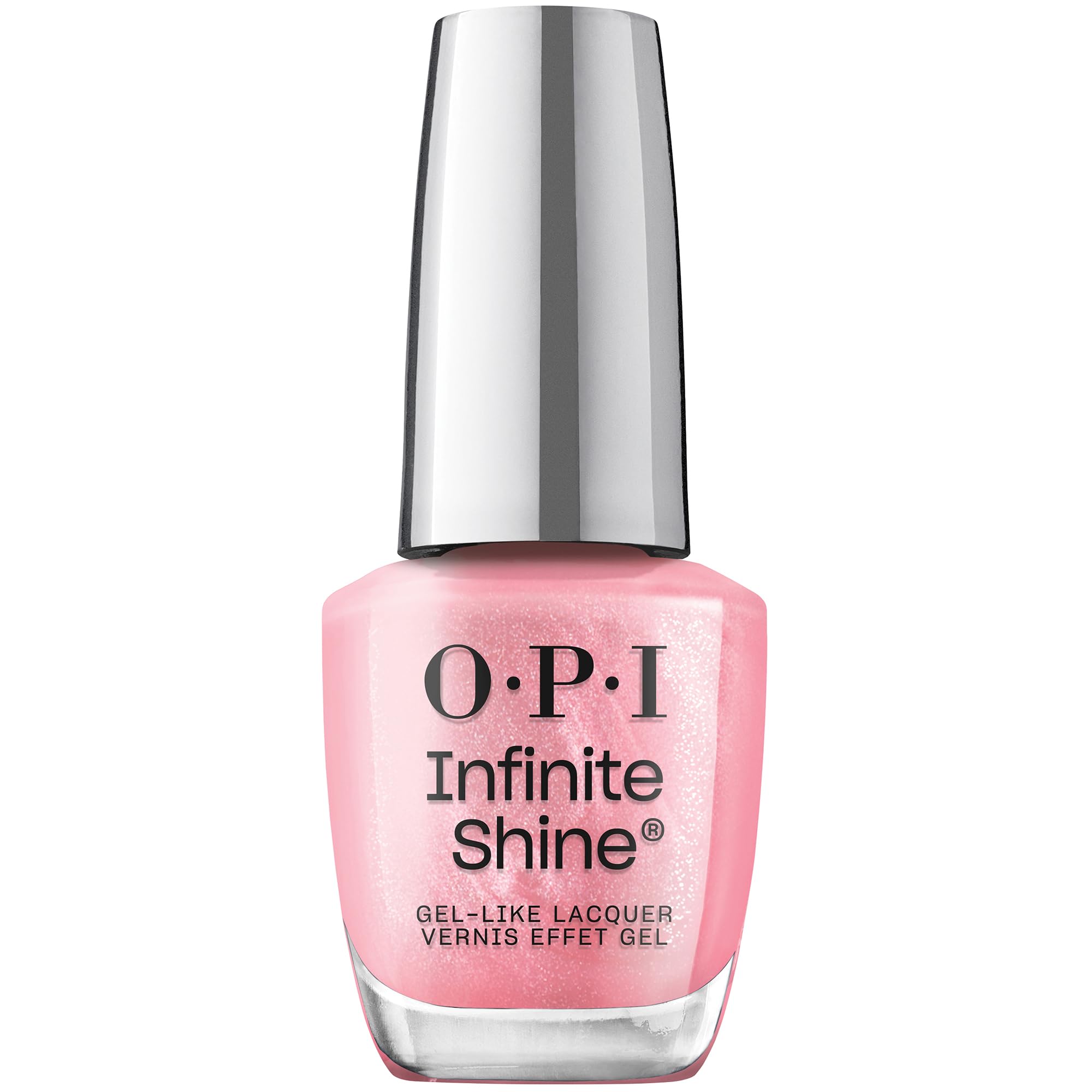 OPI ISLR44-Quick Drying Nail Polish Color Long Lasting Gel-like Gloss, Pink, Glitter, 0.5 fl oz (15 ml) (Infinite Shine ISLR44-), Gift