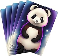Vista 1 de Brian Bula Cartas de póquer de naipes de panda lindo con lindas tarjetas de oso panda
