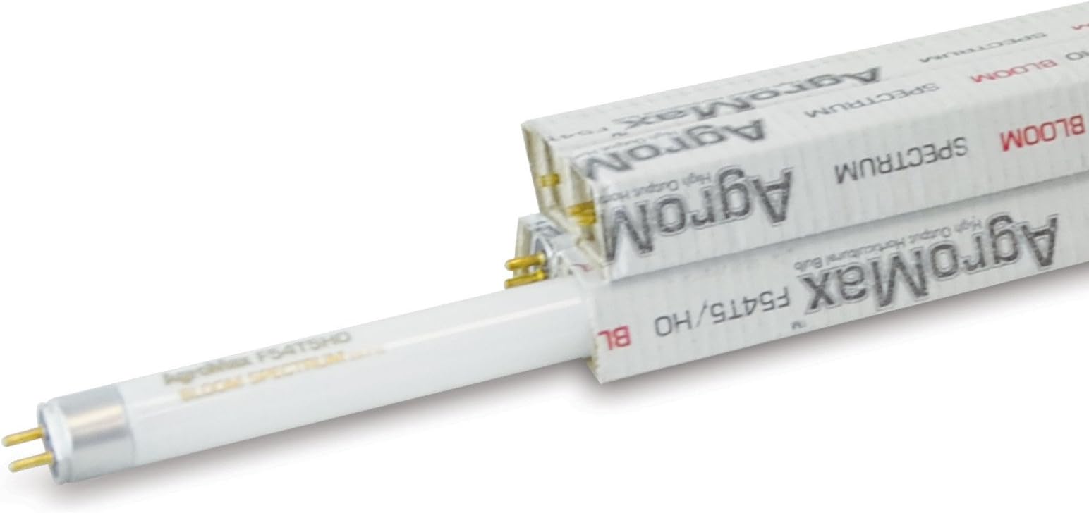 AgroMax4-Pack 4 Foot (45.75") 3,000K Bloom T5 Fluorescent Grow Light Bulbs - (4) F54T5HO Bulbs