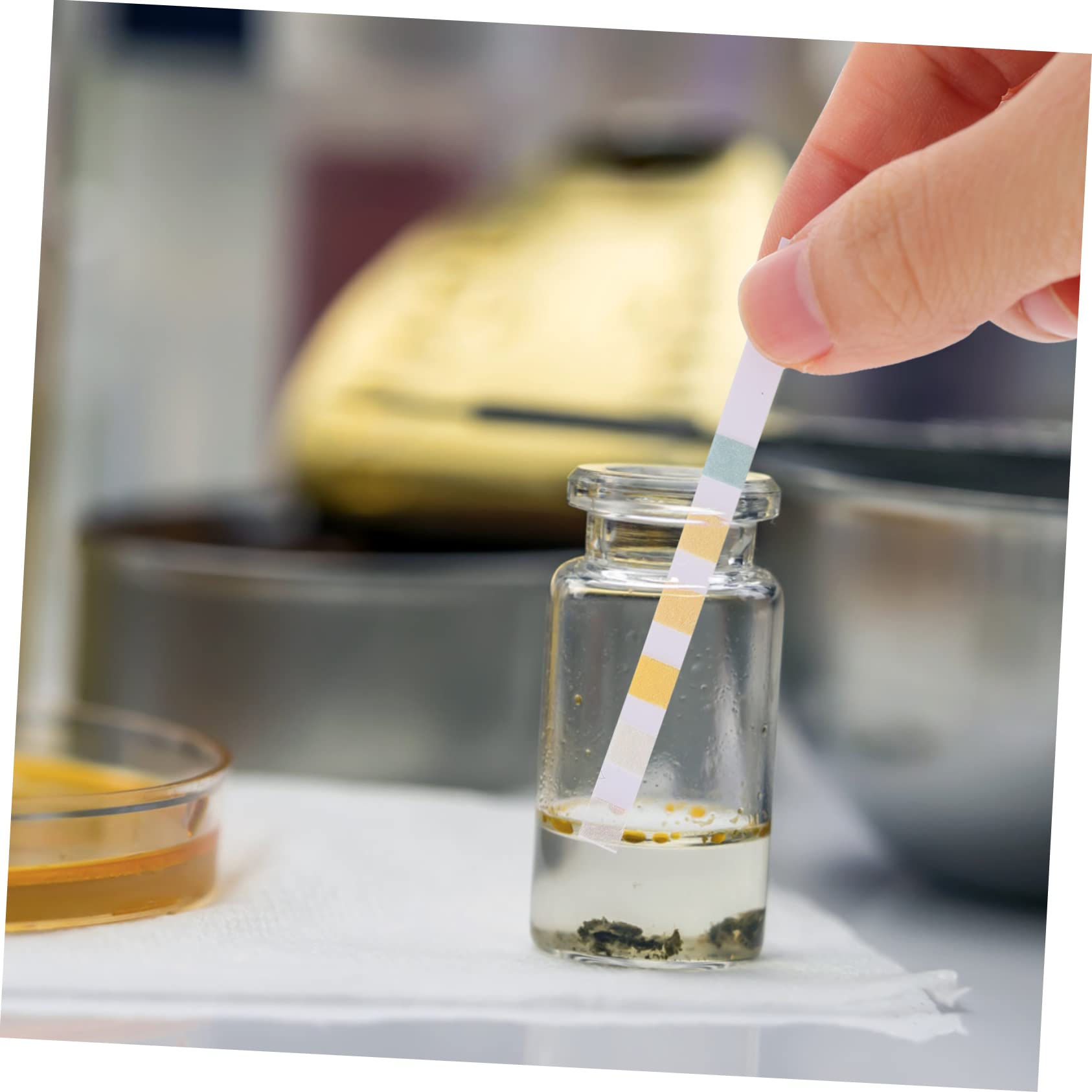 Outanaya 50-Pack Pool Water Test Strips Alkalinity Free Test Kit for Swimming Hot Tub