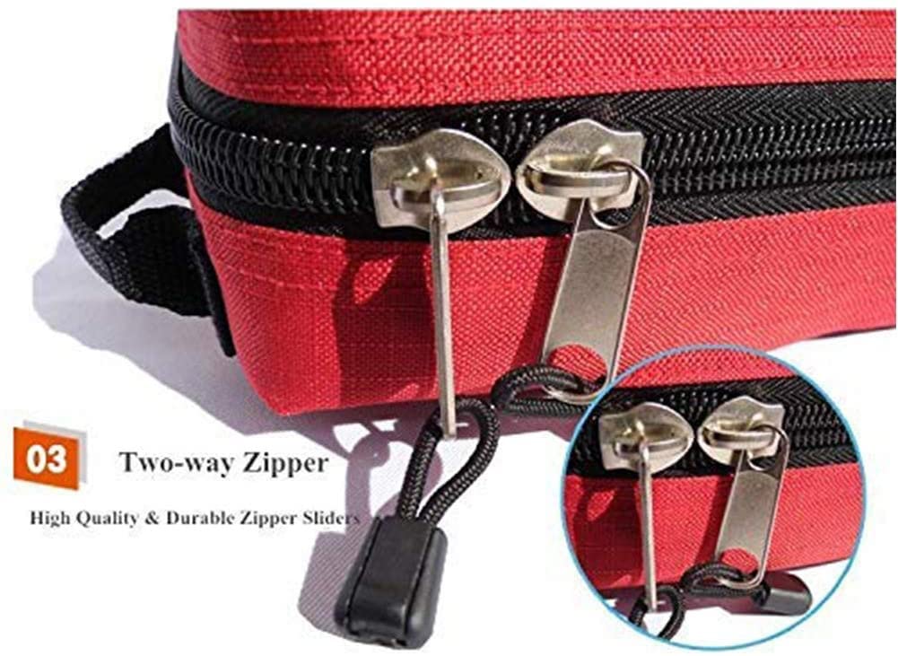 Przenośna apteczka pierwszej pomocy, apteczka pierwszej pomocy, Oxford Cloth Home Medical Storage Bag, do samochodu, turystyki pieszej, kempingu, podróży, biura, sportu, polowania