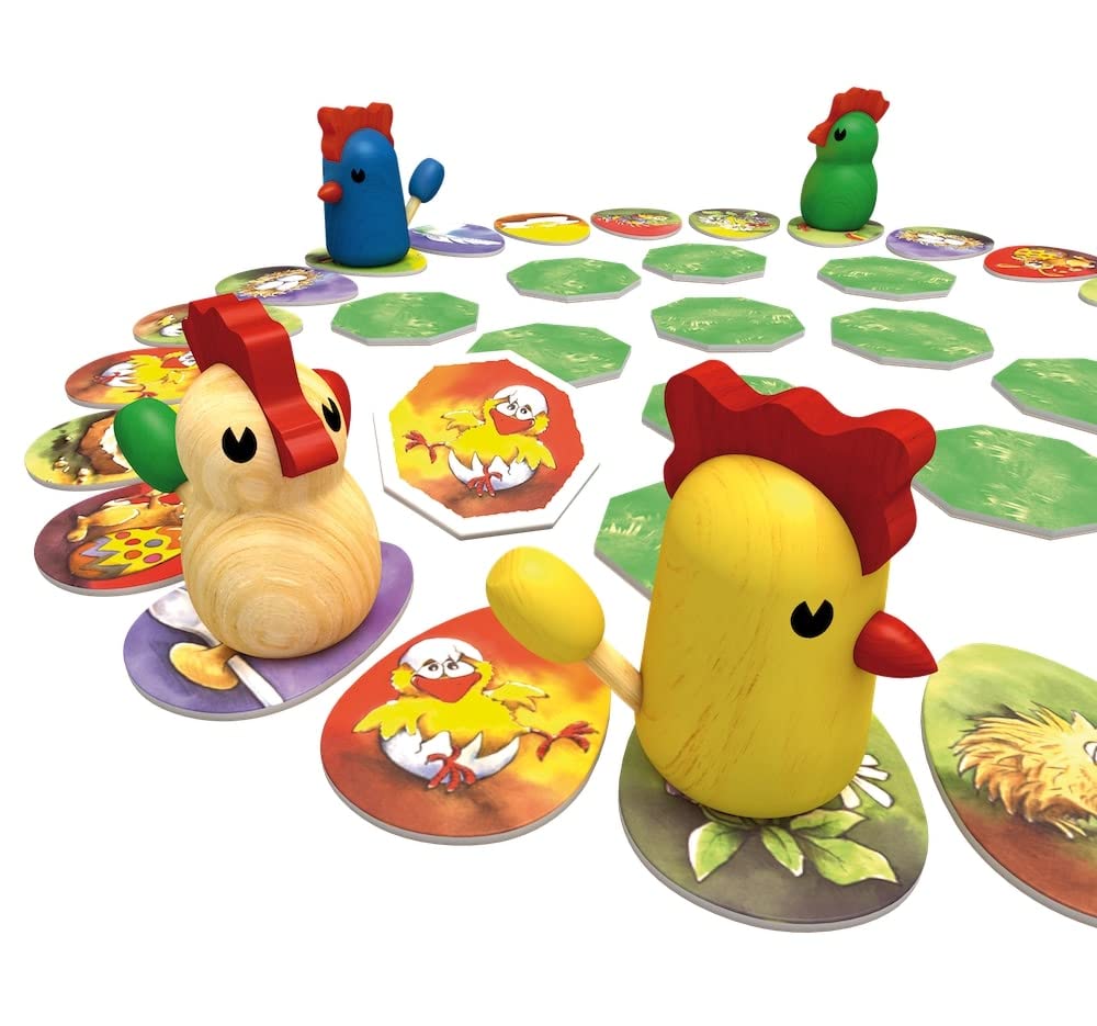 Rebel | Konzentrierte Hühner | Gesellschaftsspiel | Kinderspiel | Alter 4+ | 2-4 Spieler | Spielzeit 15 Minuten