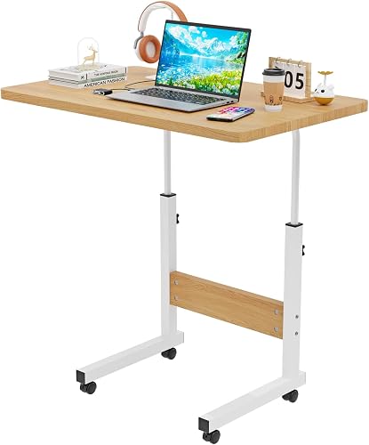 60x40cm Table Roulante pour Lit Canapé OXFENSEE