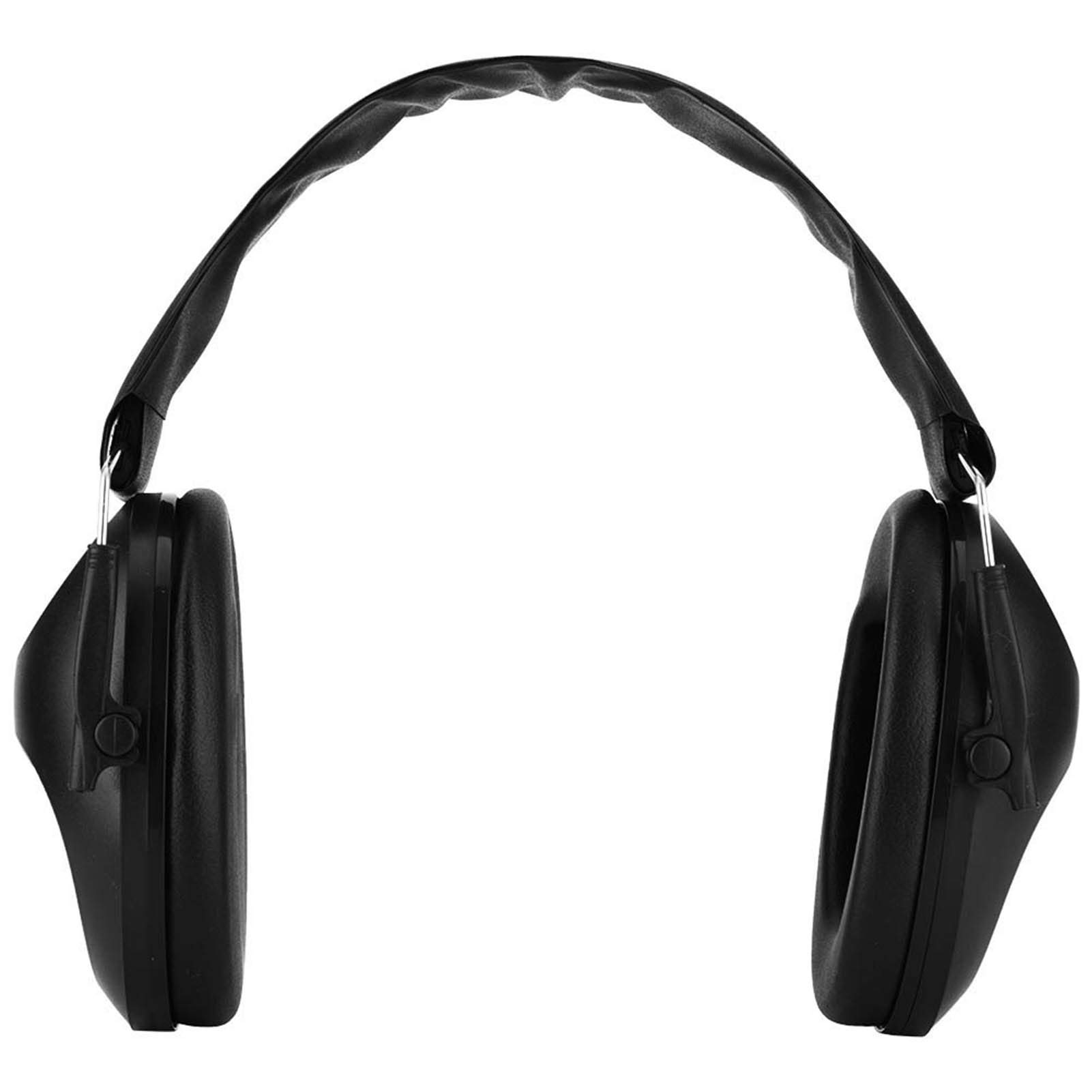 Socobeta Noise Cancelling Headphones Earmuffs, Adjustable Hearing Protection for Autism Hunt Shoot Gardening DIY Working (Black)