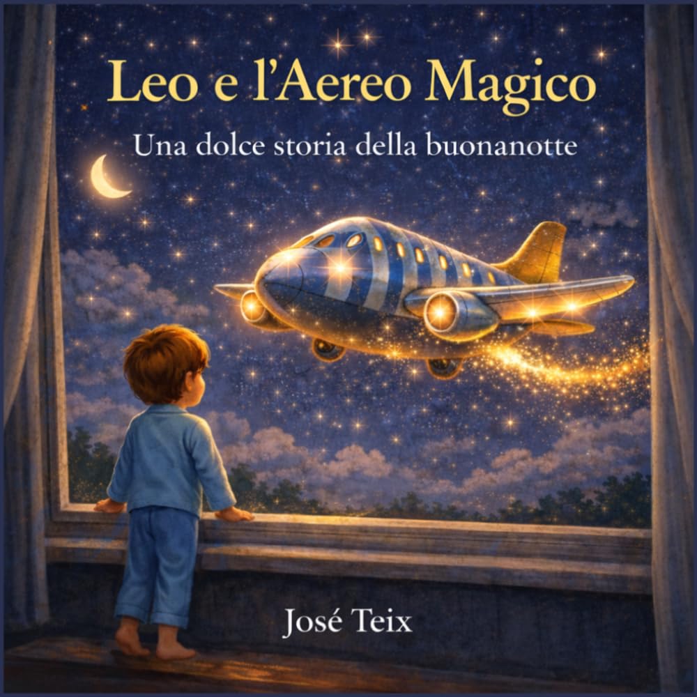 Leo e l’Aereo Magico: Una dolce storia della buonanotte per bambini – Un viaggio magico verso i sogni (3-6 anni)