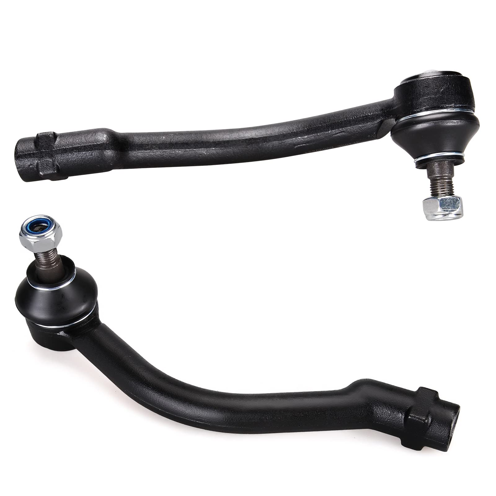 DJGAA 2Pcs Tie Rod Ends, ES800334 ES800335 Left Right Outer Tie Rod End for Hyundai Azera 2006-2011, Premium Outer Tie Rods End Kit for Hyundai Sonata 2006-2010