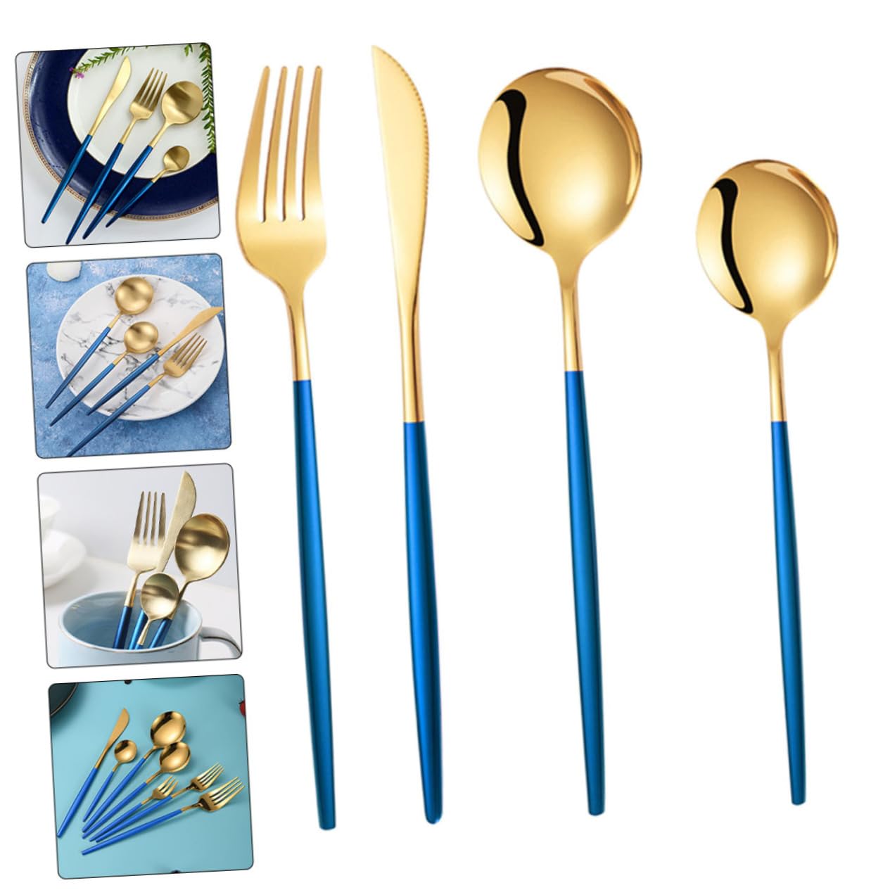 Tenedor de Cena de Acero Inoxidable 12 Piezas para Mesa