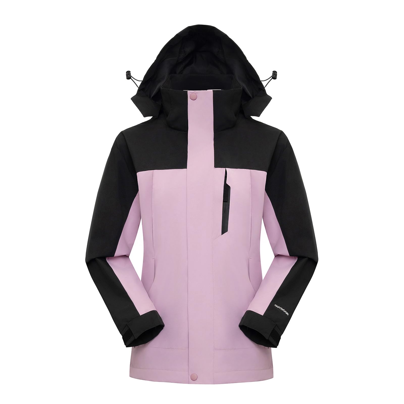 LHHMZ Chaqueta impermeable para mujer, Chaquetas transpirables con capucha, Chaqueta Casual Abrigo de Trabajo