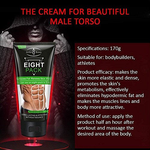 AICHUN BEAUTY Men Women Abdominal Muscle Cream Anti Cellulite Slimming Fat Burning Cream for Good Figure 170g - Image 8