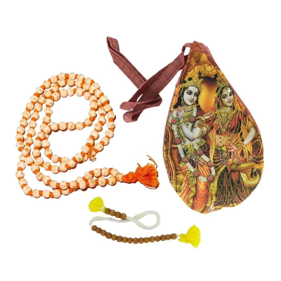 Mala Bag Yoga Hinduism Bolso De Algodón Para Japa Mala - Ideal