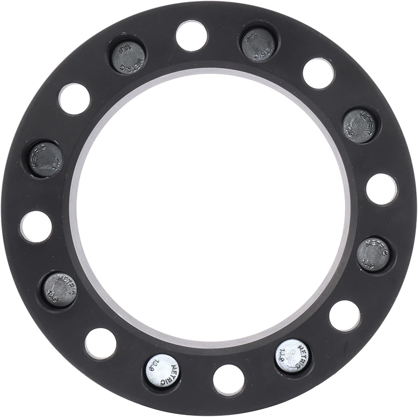 Ineedup 1.5 inch 8x180 Wheel Spacers 146mm Center Bore with 14x1.5 Studs Black 4Pcs 8 Lug Wheel Spacers 37.5mm Thickness Fit for Silverado 3500 HD 2011-2014