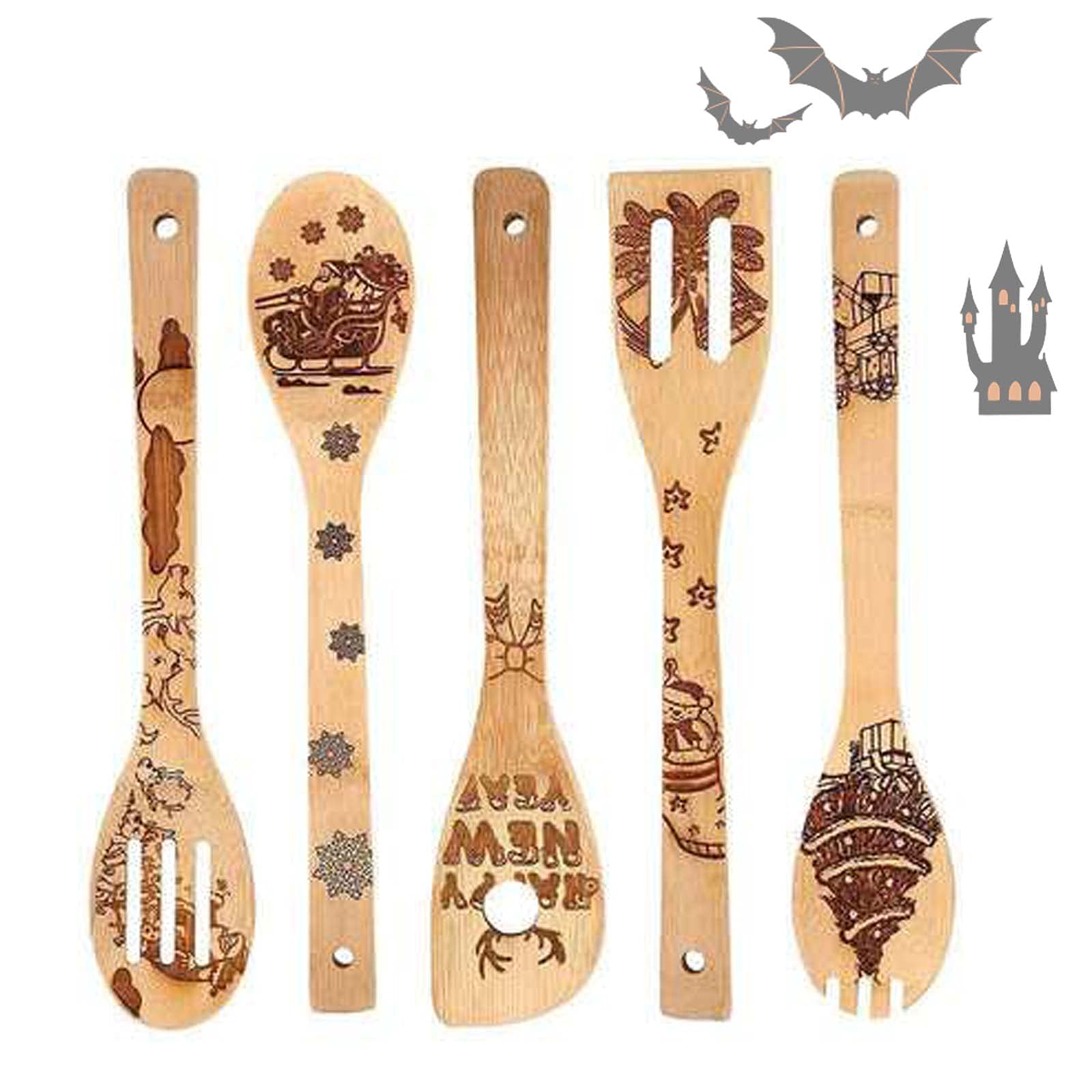 Game of Thrones Inspired House Stark Dinner is Coming Large Wooden Spoon