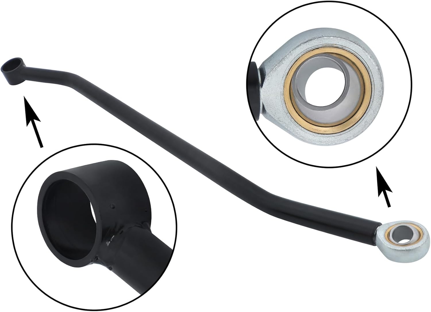 Front Adjustable Track Bar for 4-6.5 inch Lift Kit Replacement for Cherokee XJ 1984-2001 2WD 4WD