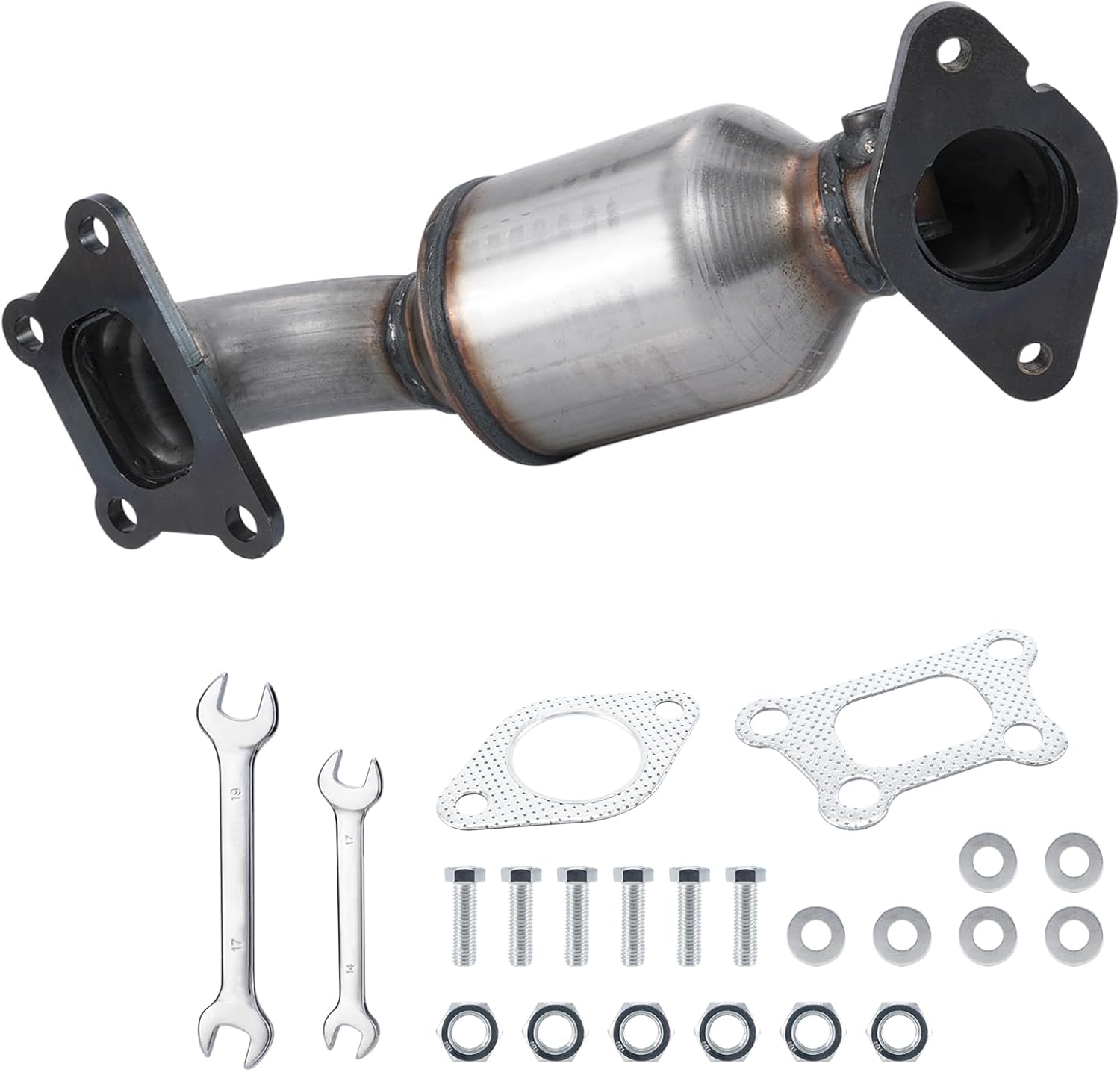 Front Left Catalytic Converter Kit Fit For Chevrolet Impala 2014-2018 & Cadillac XTS 2013-2016 3.6L Replace 641476 674-048 (EPA Compliant)