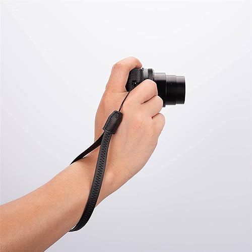 Miniatura 9 de Funda para cámara + 2 correas de mano para muñeca: estuche compacto para cámara con 2 correas de cuero para muñeca