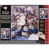 Plaid Paint by Number Kit, Mother's Italian Vase, 16-Inch by 20-Inch
