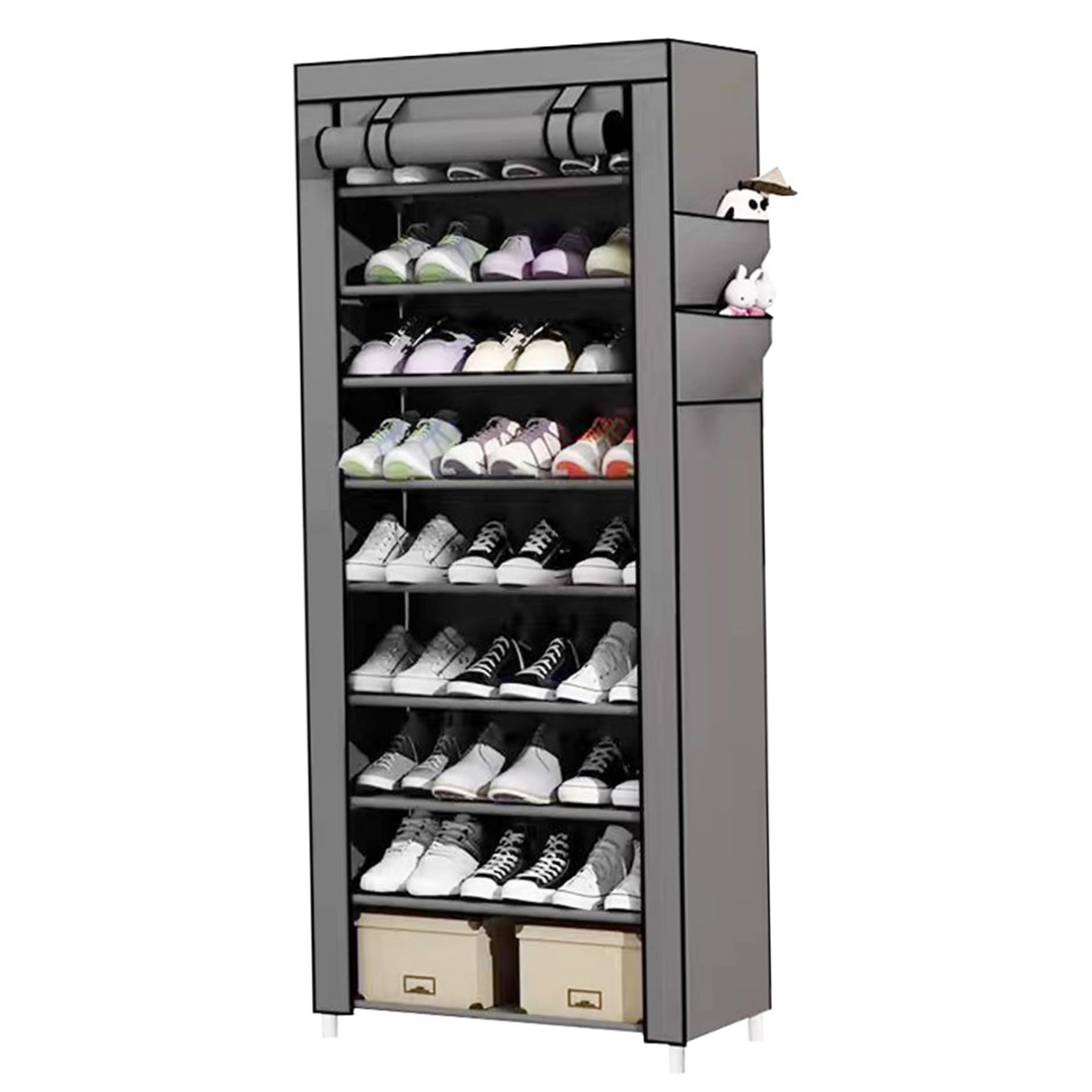 Meuble à chaussures 10 niveaux pour entrée : fini le désordre dans le couloir