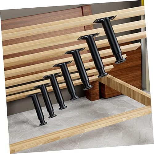 Miniatura 3 de HOMSFOU Marco de soporte de cama, marco de cama, patas centrales, patas centrales, patas de soporte de marco de cama, soporte de marco de cama