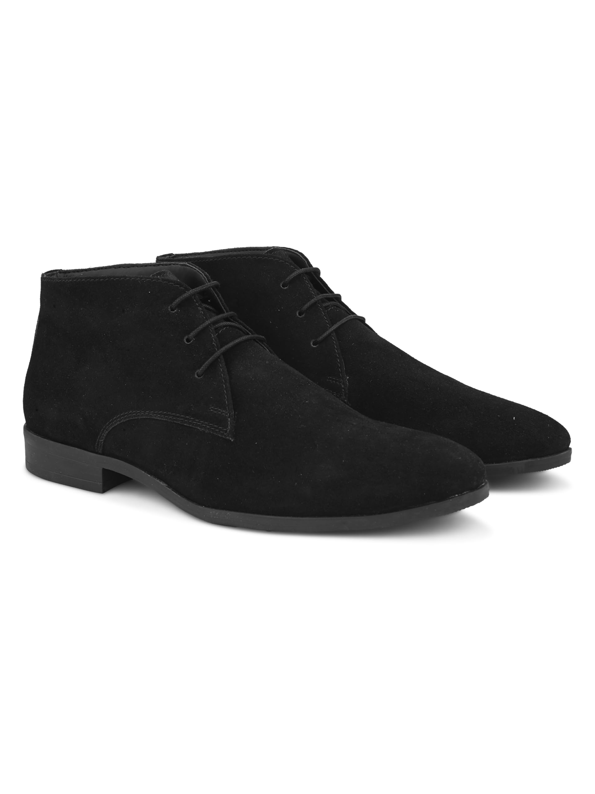 Men's Boots With High Top Lace Up Chukka Boot | Lightweight TPR Sole With Synthetic Leather | Comfortable Shoes for Office, Outings, Travel and Daily Use-image-28
