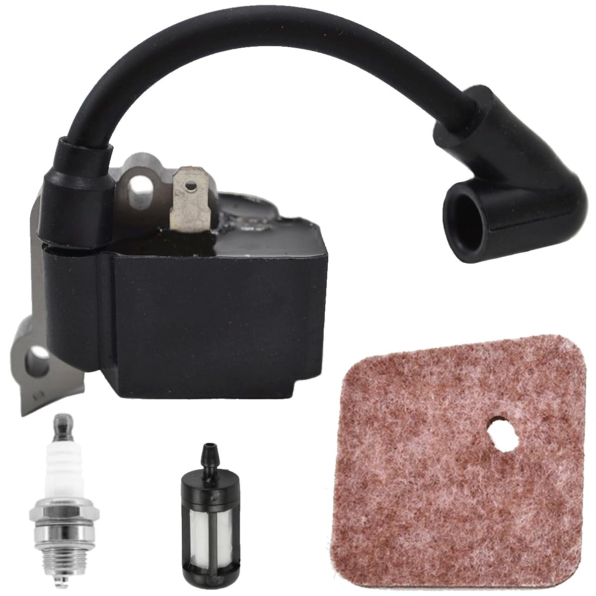 AUMEL Kit Bobine D'Allumage + Bougies Pour Stihl FS38 FS55 HS45 – Remplacement Fiable 4140 400 1308
