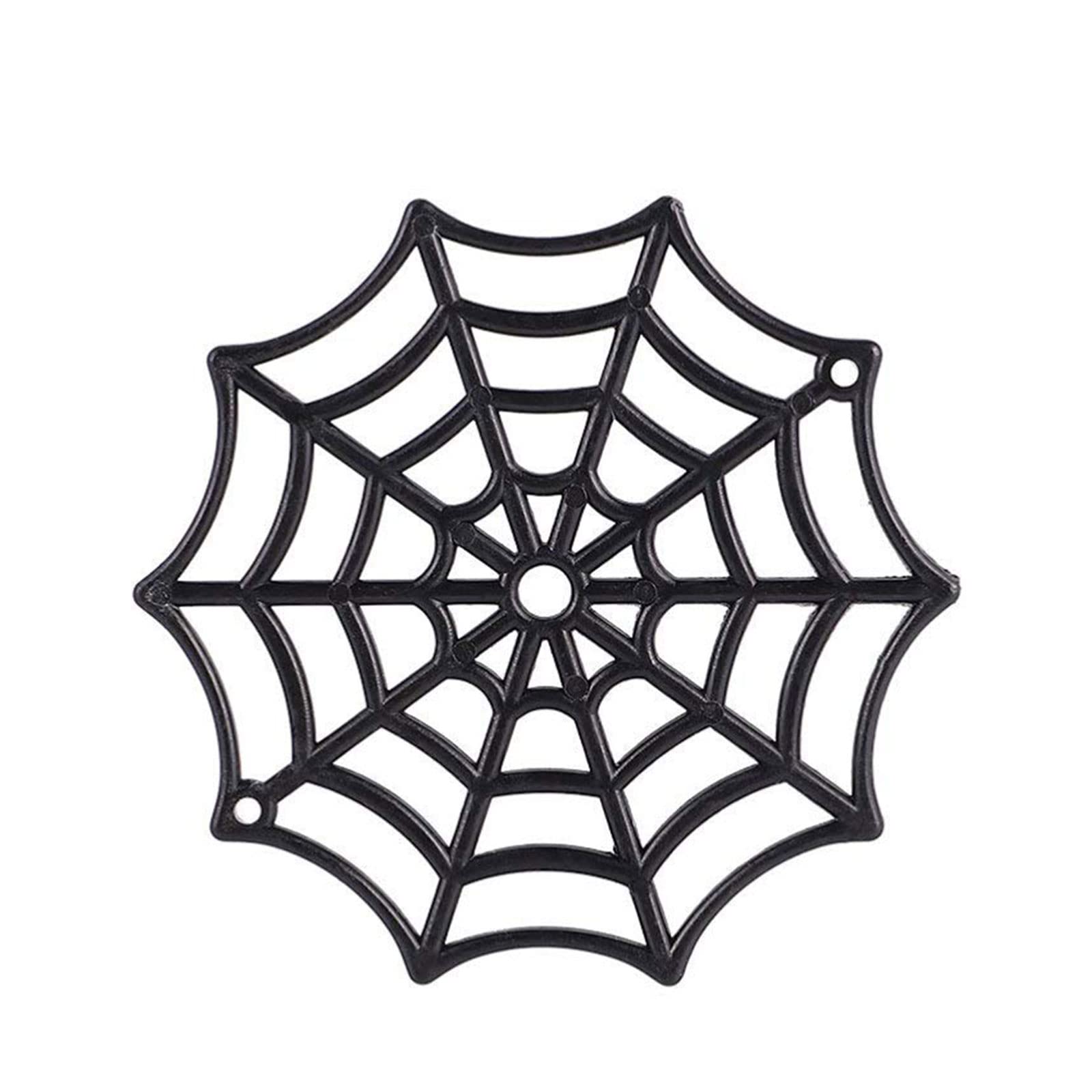 Amazon | 20 個プラスチック蜘蛛の巣ハロウィンクモの巣蜘蛛の巣